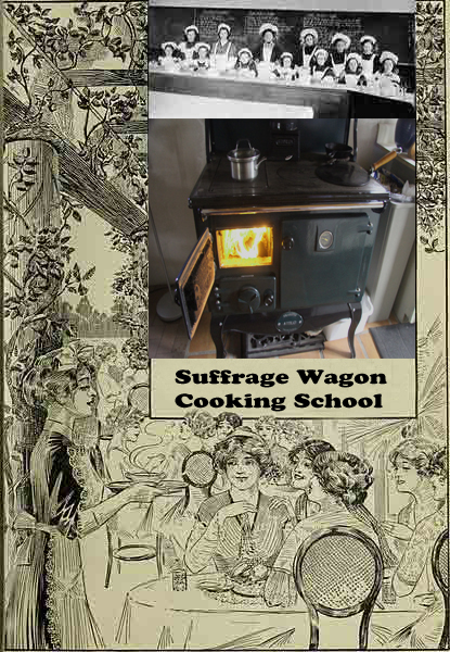 Suffrage Wagon Cooking School