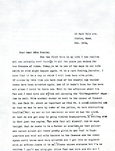 Letter to Edna Buckman Kearns, 1917