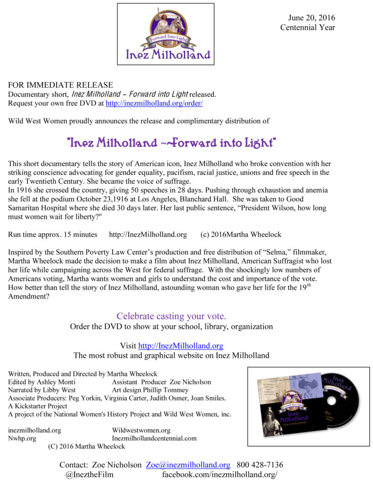 Press Release Inez Milholland June 20 (13) (dragged)